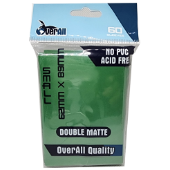 Sleeve Pequeno Double Matte 62mmX89mm - Verde